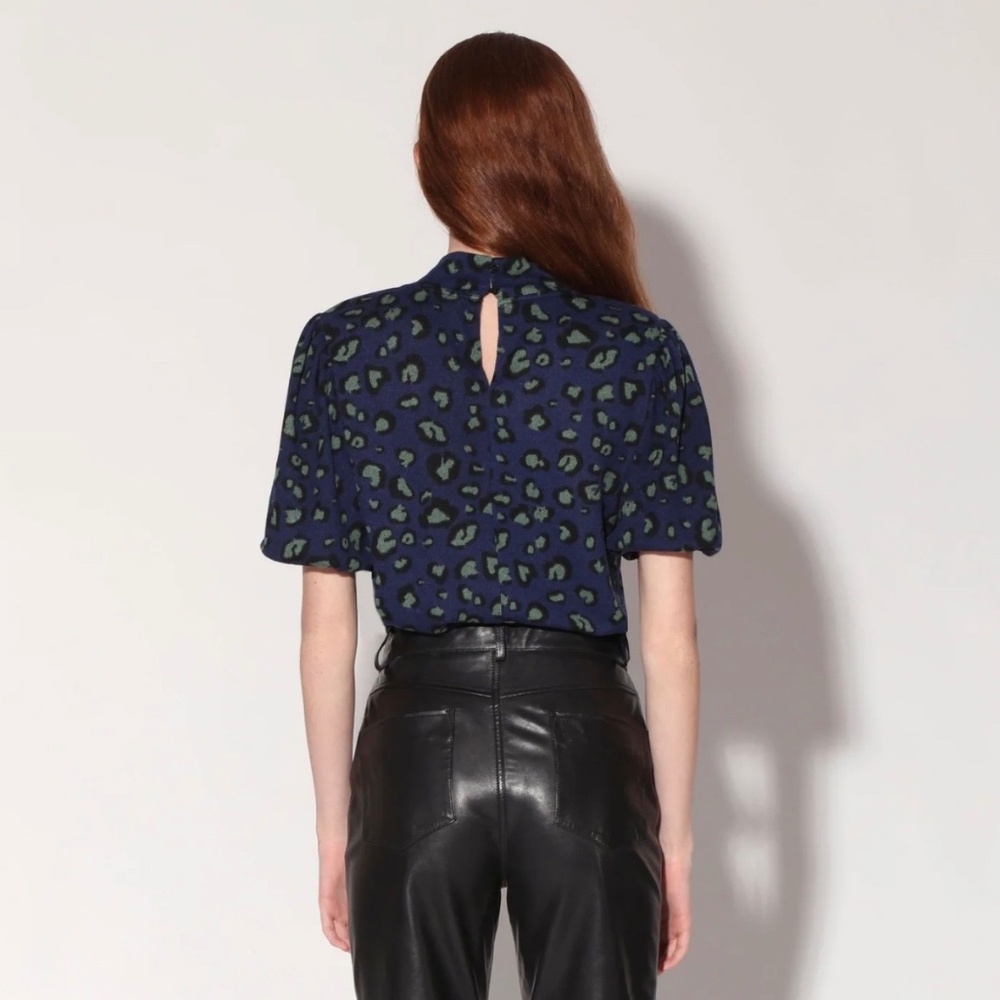 Walter Baker $128 Briella Top, Midnight Leo Knit, Size XL - Picture 3 of 9